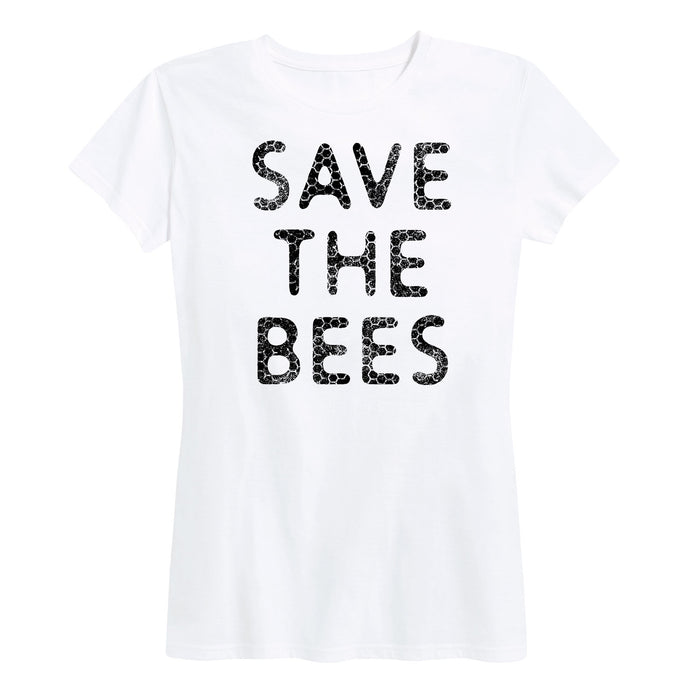 Save The Bees Womenss Short Sleeve Classic Fit Tee