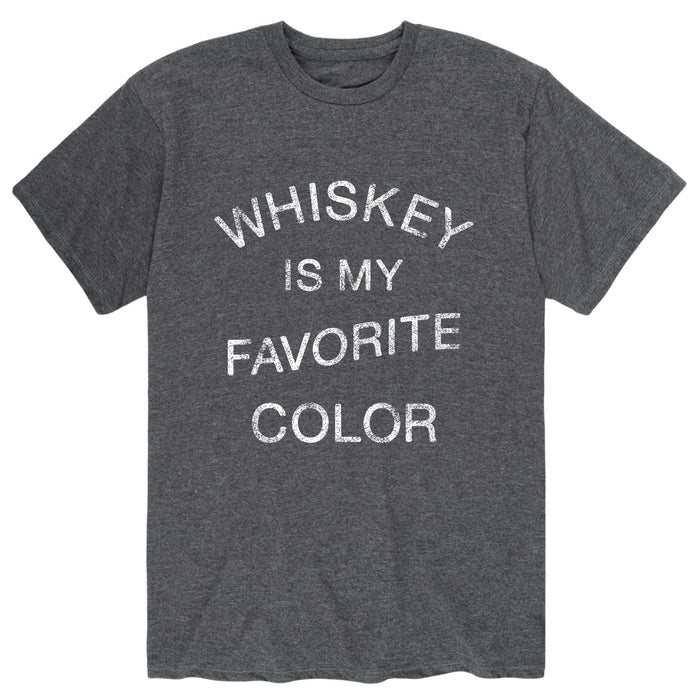 Whiskey Is My Favorite Color Mens Short Sleeve Tee