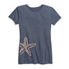 Starfish Side Hit Ladies Short Sleeve Classic Fit Tee