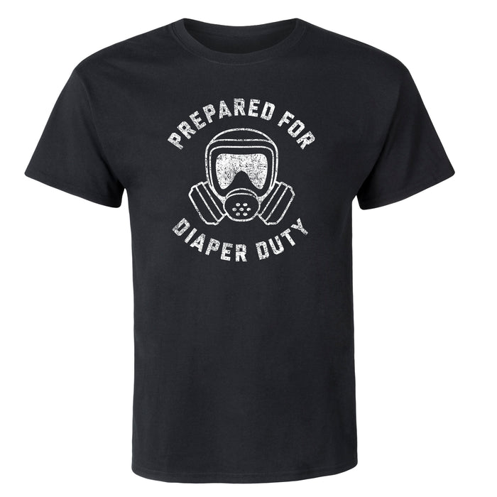 Prepared For Diaper Duty Men's Short Sleeve T-Shirt