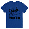 Papa Cat Mens Adult Short Sleeve Tee