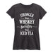 Stronger Than Whiskey Sweeter Than Iced Tea Ladies Short Sleeve Classic Fit Tee