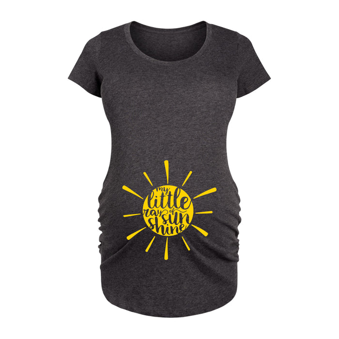 My Little Ray Of Sunshine Maternity Scoop Neck Tee