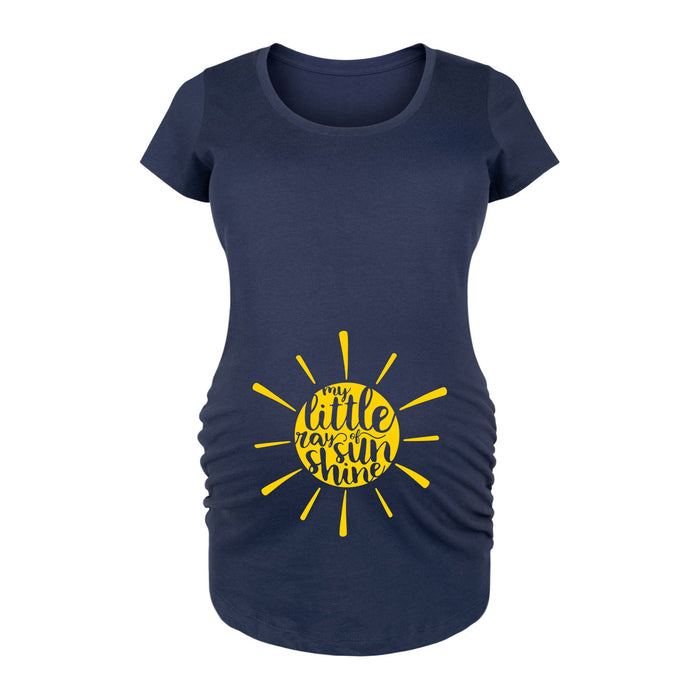 My Little Ray Of Sunshine Maternity Scoop Neck Tee