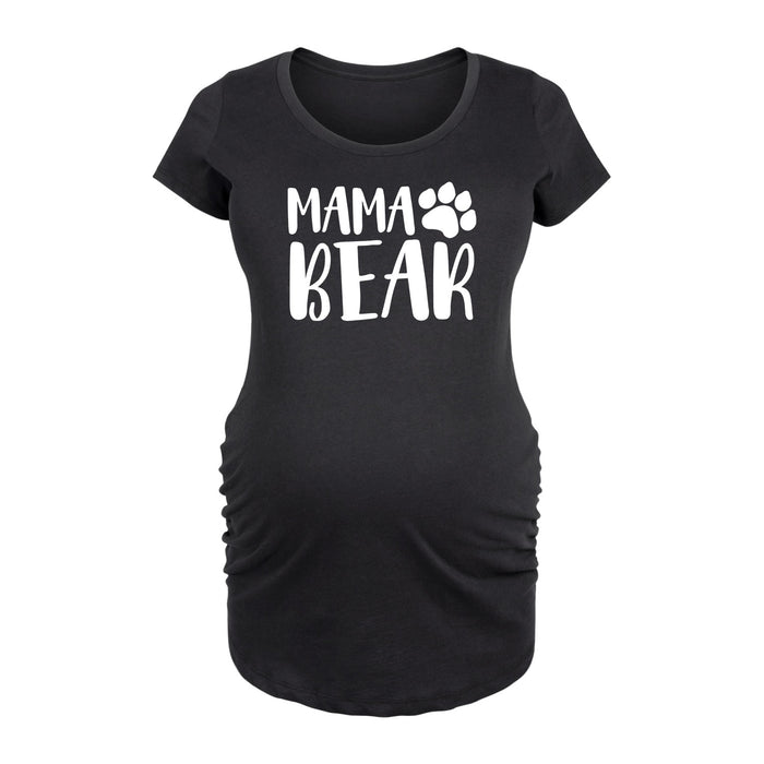 Mama Bear Womens Maternity Scoop Neck Tee