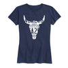 Texas License Plate Steer Ladies Short Sleeve Classic Fit Tee