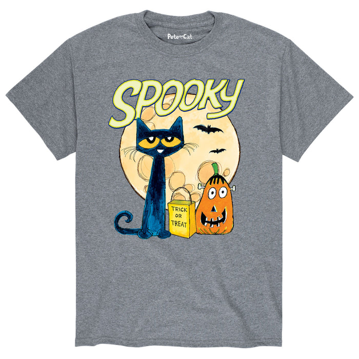 Pete The Cat Spooky Glow Men's Short Sleeve T-Shirt