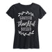 Grateful Thankful Blessed Ladies Short Sleeve Classic Fit Tee