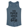 This Mama Loves Her Boys Womens Racerback Tank