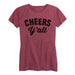 Cheers Yall Ladies Short Sleeve Classic Fit Tee