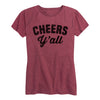 Cheers Yall Ladies Short Sleeve Classic Fit Tee