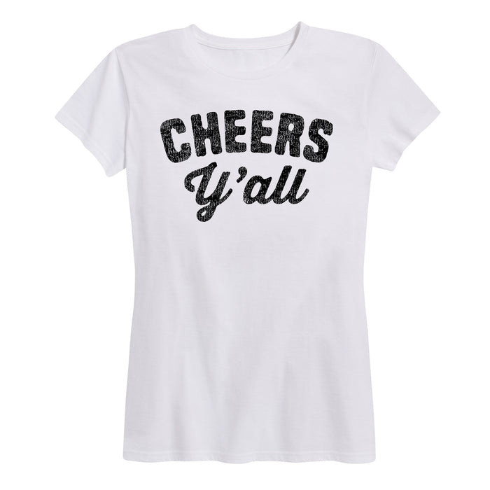 Cheers Yall Ladies Short Sleeve Classic Fit Tee