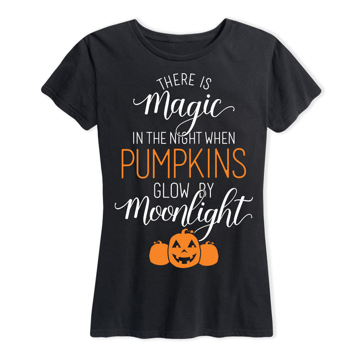 There Is Magic In The Night Ladies Short Sleeve Classic Fit Tee