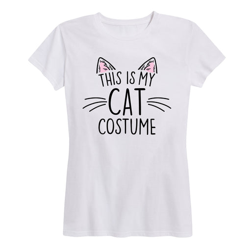 This Is My Cat Costume Ladies Short Sleeve Classic Fit Tee