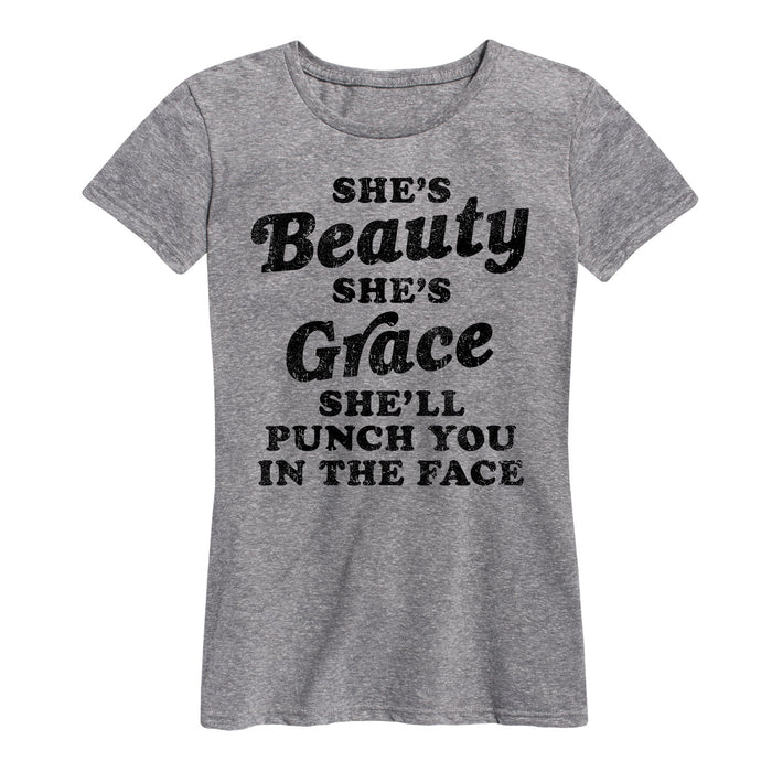Shes Beauty Shes Grace Ladies Short Sleeve Classic Fit Tee