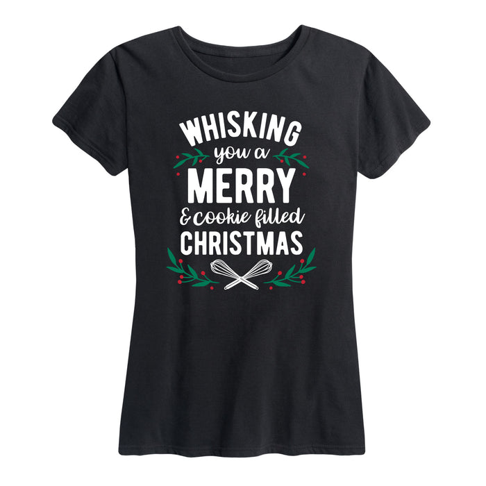 Whisking You A Merry Christmas Womenss Short Sleeve Classic Fit Tee