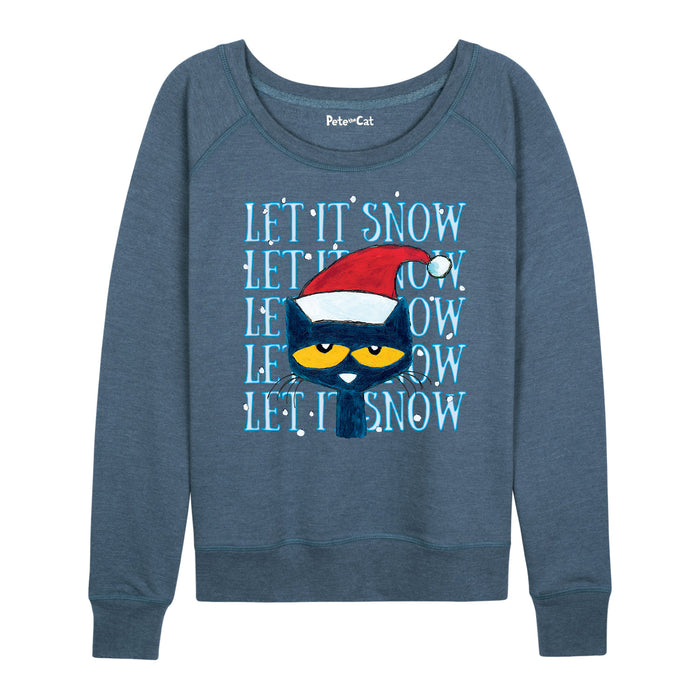 PTC Let It Snow Womens French Terry Pullover