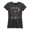 Raise Your Spirits Ladies Short Sleeve Classic Fit Tee