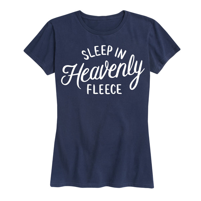 Sleep In Heavenly Fleece Ladies Short Sleeve Classic Fit Tee