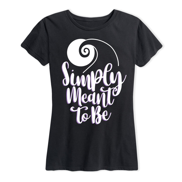 Simply Meant To Be Ladies Short Sleeve Classic Fit Tee