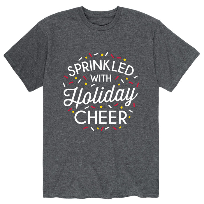 Sprinkled With Holiday Cheer Mens Short Sleeve Tee