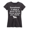 Sometimes Good Fall Ladies Short Sleeve Classic Fit Tee