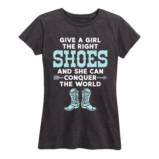 The Right Shoes Ladies Short Sleeve Classic Fit Tee