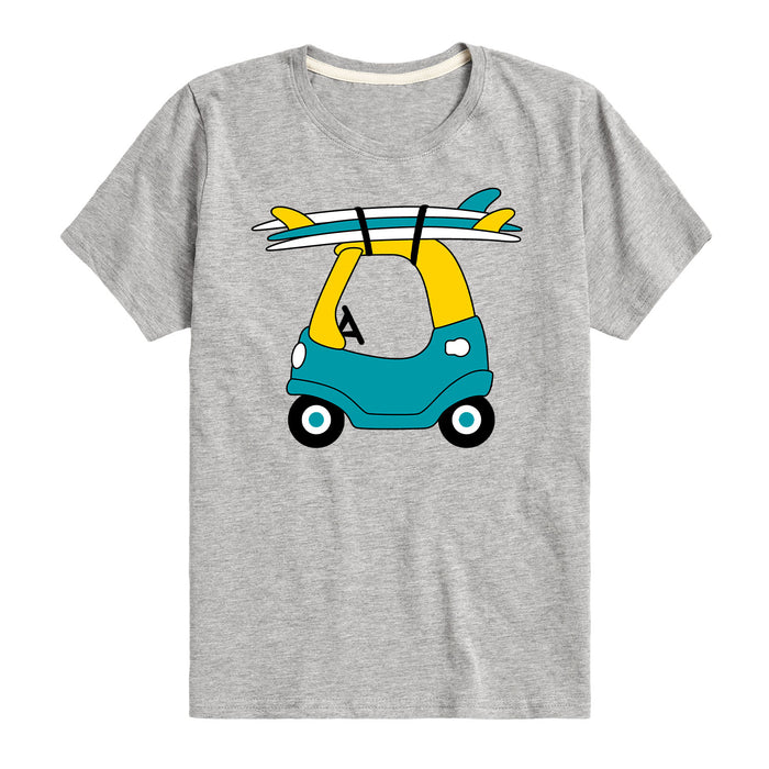Toy Car and Surfboards Youth Short Sleeve Tee