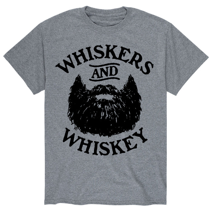 Whiskers And Whiskey Men's Short Sleeve T-Shirt