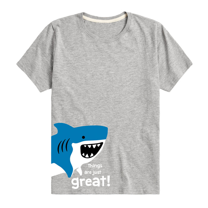 Things are Great Side Hit Youth Short Sleeve Tee