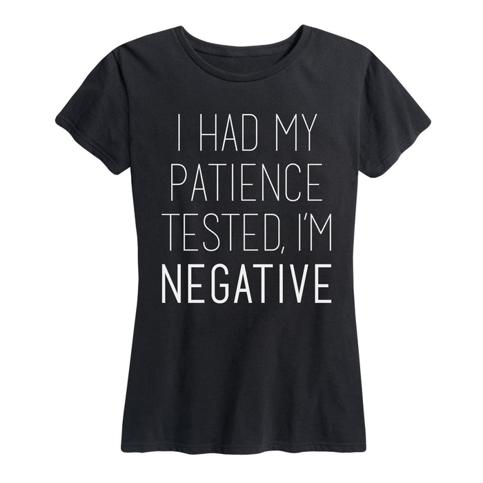 Patience Tested Ladies Short Sleeve Classic Fit Tee