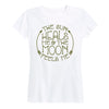 Sun Heals Me Moon Feels Me Ladies Short Sleeve Classic Fit Tee