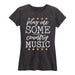 Play Me Some Country Music Ladies Short Sleeve Classic Fit Tee