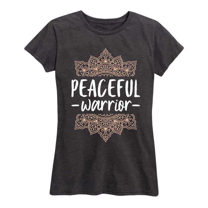 Peaceful Warrior Ladies Short Sleeve Classic Fit Tee