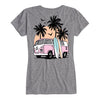 Retro Beach Van - Womens's Short Sleeve T-Shirt
