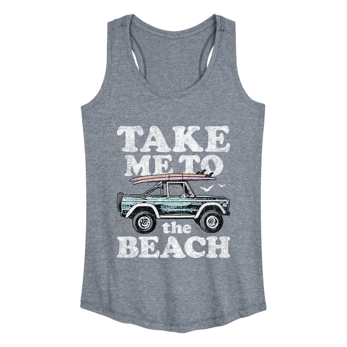 Take Me To The Beach Womens Racerback Tank