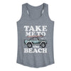Take Me To The Beach Womens Racerback Tank