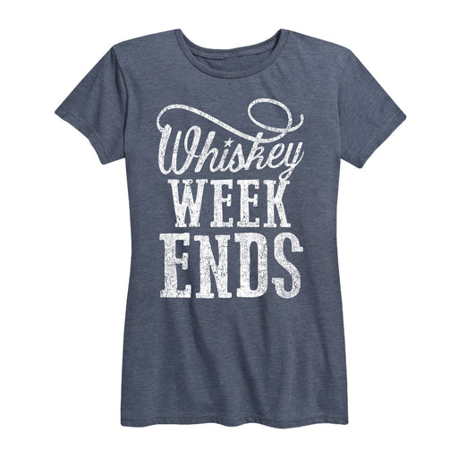 Whiskey Weekends Ladies Short Sleeve Classic Fit Tee