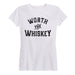Worth The Whiskey Ladies Short Sleeve Classic Fit Tee