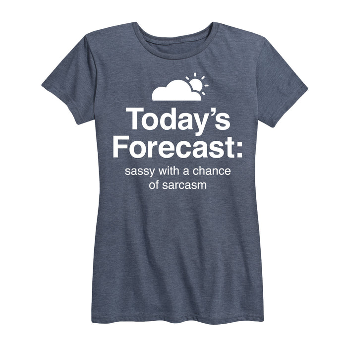 Todays Forecast Ladies Short Sleeve Classic Fit Tee