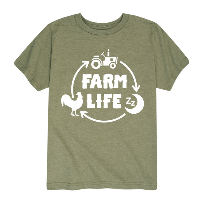 Farm Life Kids Short Sleeve Tee