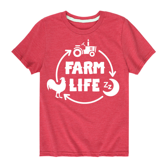 Farm Life Kids Short Sleeve Tee