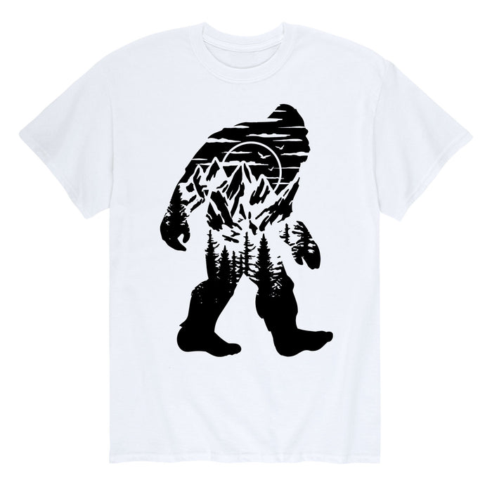 Sasquatch Mountain Silhouette Men's Short Sleeve T-Shirt