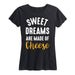 Sweet Dreams Cheese Ladies Short Sleeve Classic Fit Tee