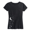 Star Cluster With Moon Bottom Side Hit Womenss Short Sleeve Classic Fit Tee