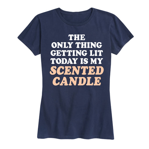 Only Thing Lit Scented Candles Ladies Short Sleeve Classic Fit Tee