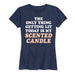 Only Thing Lit Scented Candles Ladies Short Sleeve Classic Fit Tee