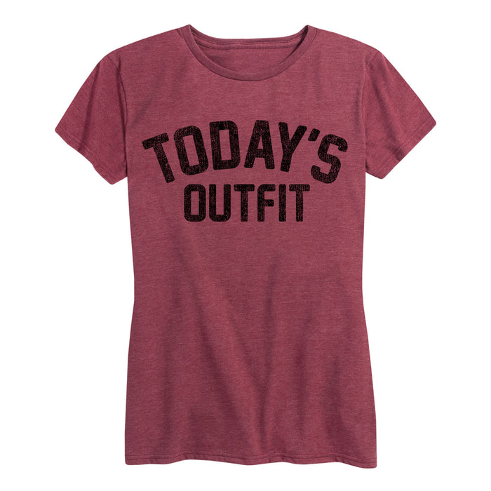 Todays Outfit Ladies Short Sleeve Classic Fit Tee