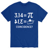 Pi Equals Pie Womens Adult Short Sleeve Tee