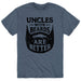 Uncles With Beards Are Better - Men's Short Sleeve T-Shirt